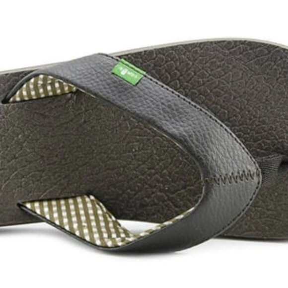 Sanuk Women's Yoga Mat Flip Flop. Color: Brown.  Size: 11. Like New. - Picture 1 of 4